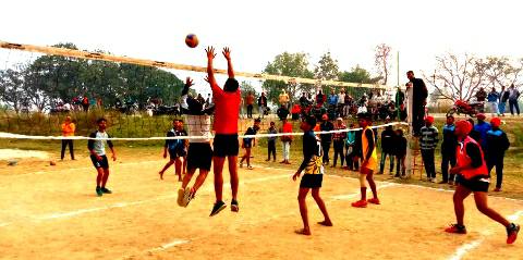 Kharouni defeated Billouti in the final of Volleyball