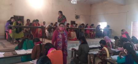 Students expelled from matriculation examination in Bihiya