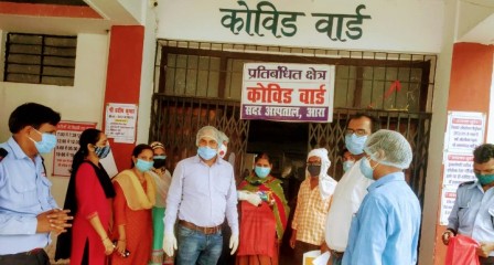 Corona infected in Bhojpur 