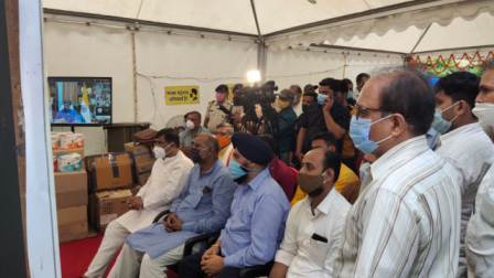 Ara ke MP - Equipment provided to hospitals in Bhojpur