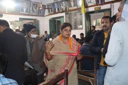 Mayor candidate Indu Devi in Arrah