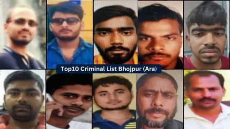 Top10 Criminal Bhojpur Ara-भोजपुर पुलिस ने टॉप टेन अपराधियों की लिस्ट की जारी
