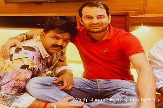 Viral picture of Pawan Singh and Tej Pratap - भोजपुरी गायक सह अभिनेता पवन सिंह व तेजप्रताप की वायरल हुई तस्वीर