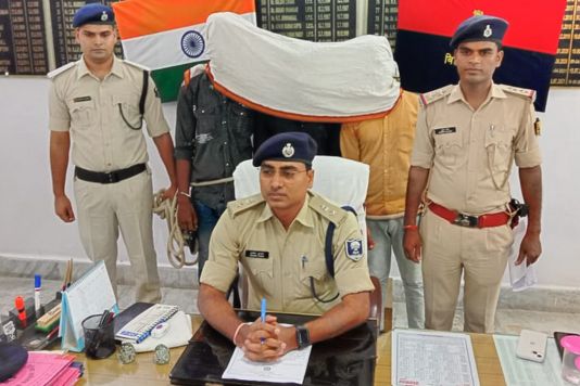 Criminal arrested Gadhani Bhojpur - भोजपुर गड़हनी के धमनिया पुल के पास से तीन अपराधीयों की गिरफ़्तारी