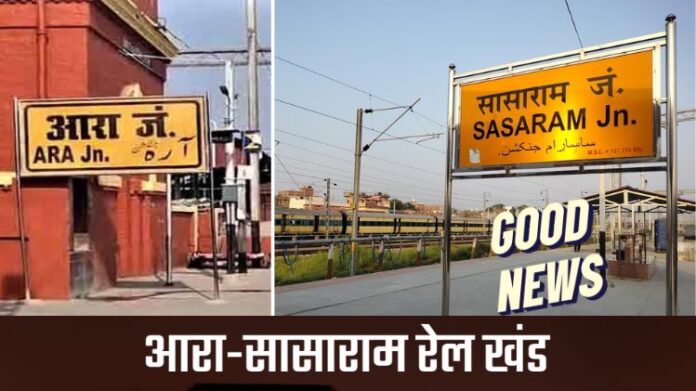 Ara-Sasaram Rail section - बिक्रमगंज स्टेशन एवं संझौली हाल्ट पर 1-1 जोड़ी ट्रेनों का ठहराव 6 जून से