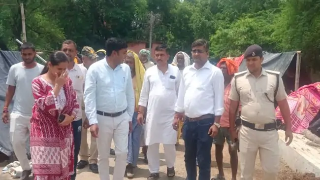 Shahpur Flood Areas - निरीक्षण में राहत कार्यों की समीक्षा