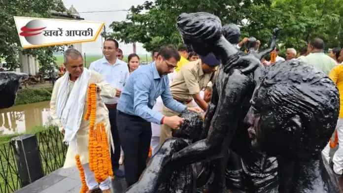 Lasadhi - लसाढ़ी में राजकीय शहीद समारोह का आयोजन