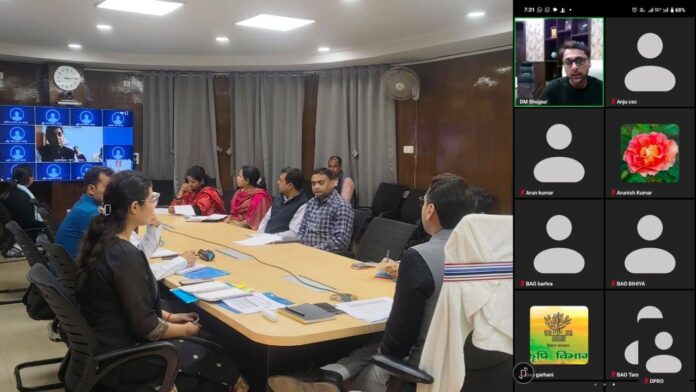 DM strict on farmer registration - किसान निबंधन पर डीएम सख्त, अधिकारियों के साथ की बैठक