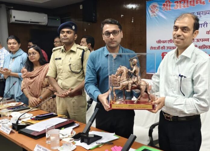 Arvind Kumar Chaudhary - Review of essential services in Bhojpur