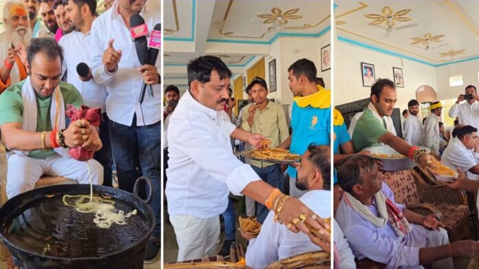 Jalebis - भोजपुर-बक्सर MLC चुनाव जीत का जश्न और जलेबी की मिठास